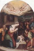 unknow artist THe adoration of  the shepherds Spain oil painting artist